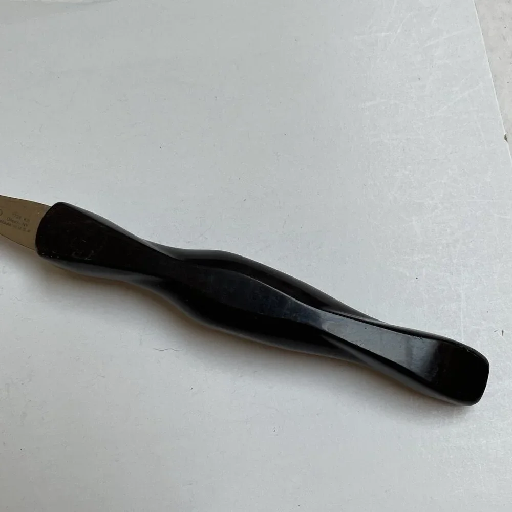 CUTCO Brand No 1726 Turning Fork 11 Inch Made In USA Black Swirl Handle